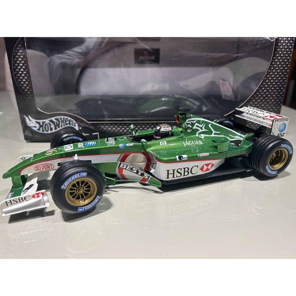 風火輪 1/18 美洲虎車隊 捷豹JAGUAR R3 埃爾文 2002賽季 【模型說明】 包裝齊全 模型品相良好，漆面有 | 蝦皮購物