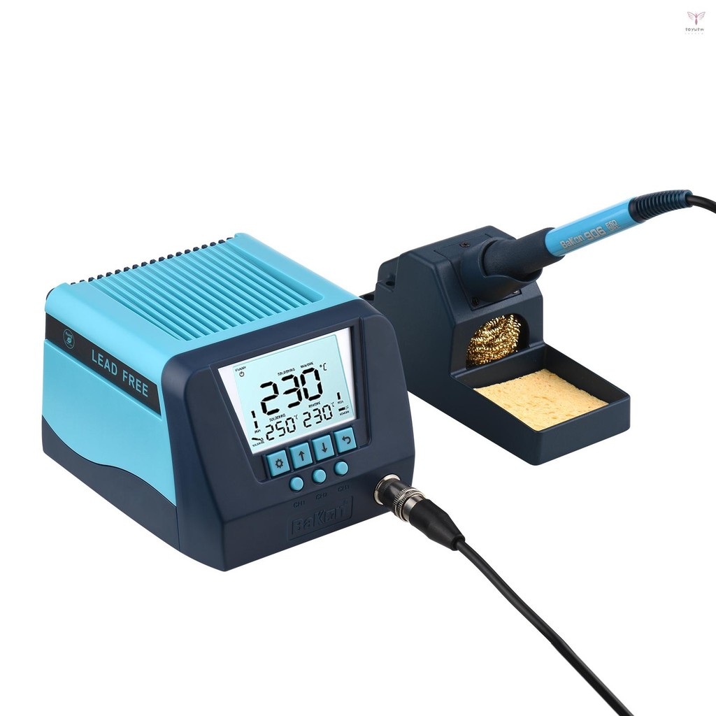 Bakon BK90 90W 焊台烙鐵台帶溫度控制 (356°F-896°F可調範圍, °C/°F) 自動睡眠密碼鎖液晶 | 蝦皮購物
