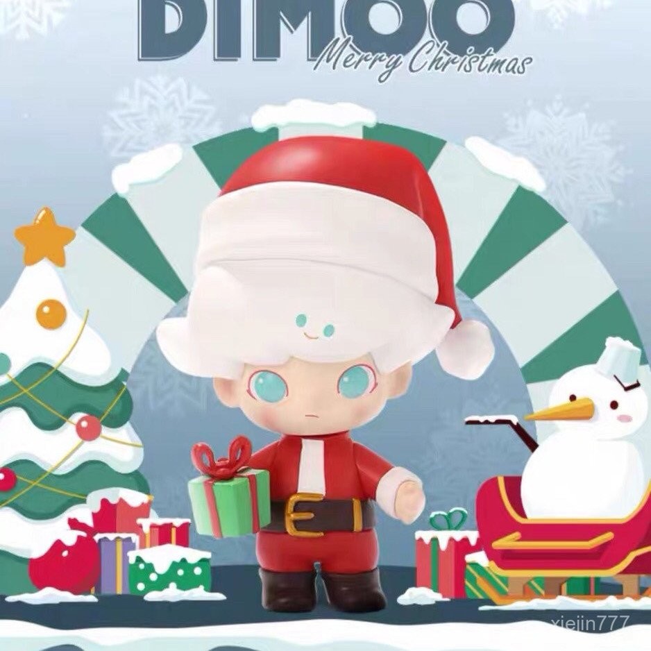 潮玩泡泡瑪特公仔聖誕節dimoo正版 可愛DIMOO盲盒 POPMART 係列聖誕 | 蝦皮購物