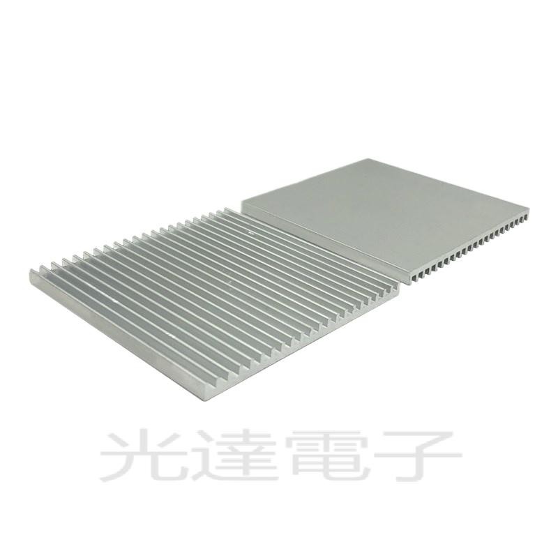 【光達散熱】超薄散熱片 鋁製薄款散熱塊 電源散熱器 電子散熱板64*64*4MM | 蝦皮購物