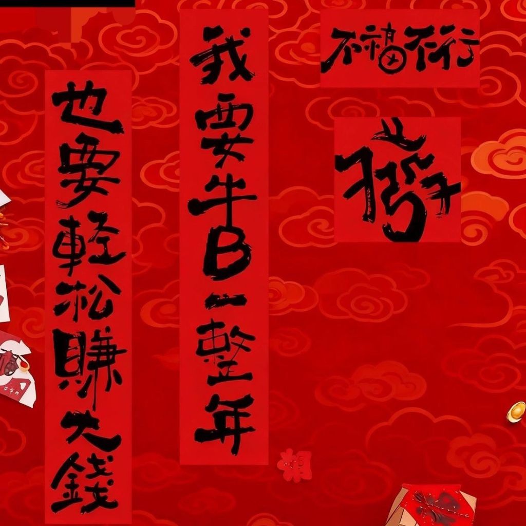2026新春新年辦公室宿舍入戶門春節 過年不福不行發發發發創意對聯 DGDD | 蝦皮購物