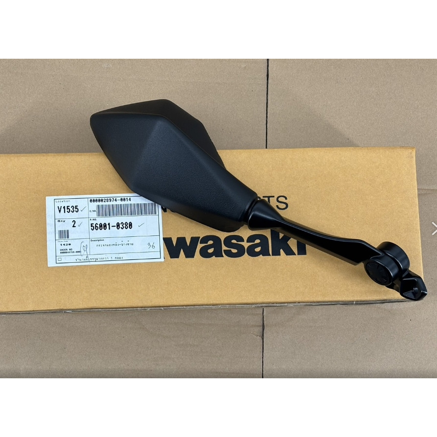 川崎ZX-4R ZX-4RR 原廠後照鏡後視鏡56001-0380 56001-0381 | 蝦皮購物