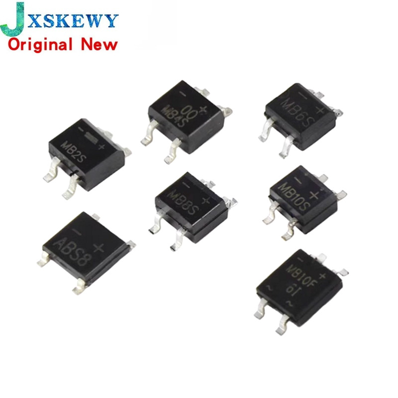 50PCS MB6S MB8S MB10S MB6F MB8F MB10F SOP-4 二極管橋式整流器 SMD SOP | 蝦皮購物