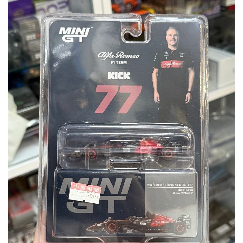 (小賈車庫) 1/64 MINI GT #729 Alpha Romeo F1 Team KICK C43 #77 | 蝦皮購物