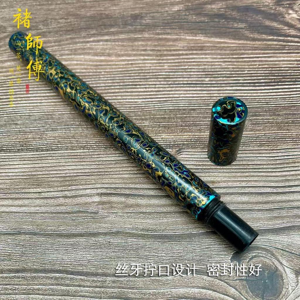 免運費🚀大漆香筒實木10克線香筒絲牙擰口香筒廠家直銷木質香管XT