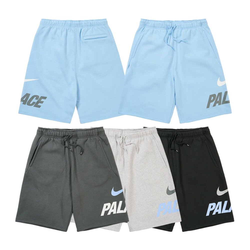 Palace x Nike Sweat Short 短褲炭灰/淺灰/黑/天藍P28NST00【SPLY