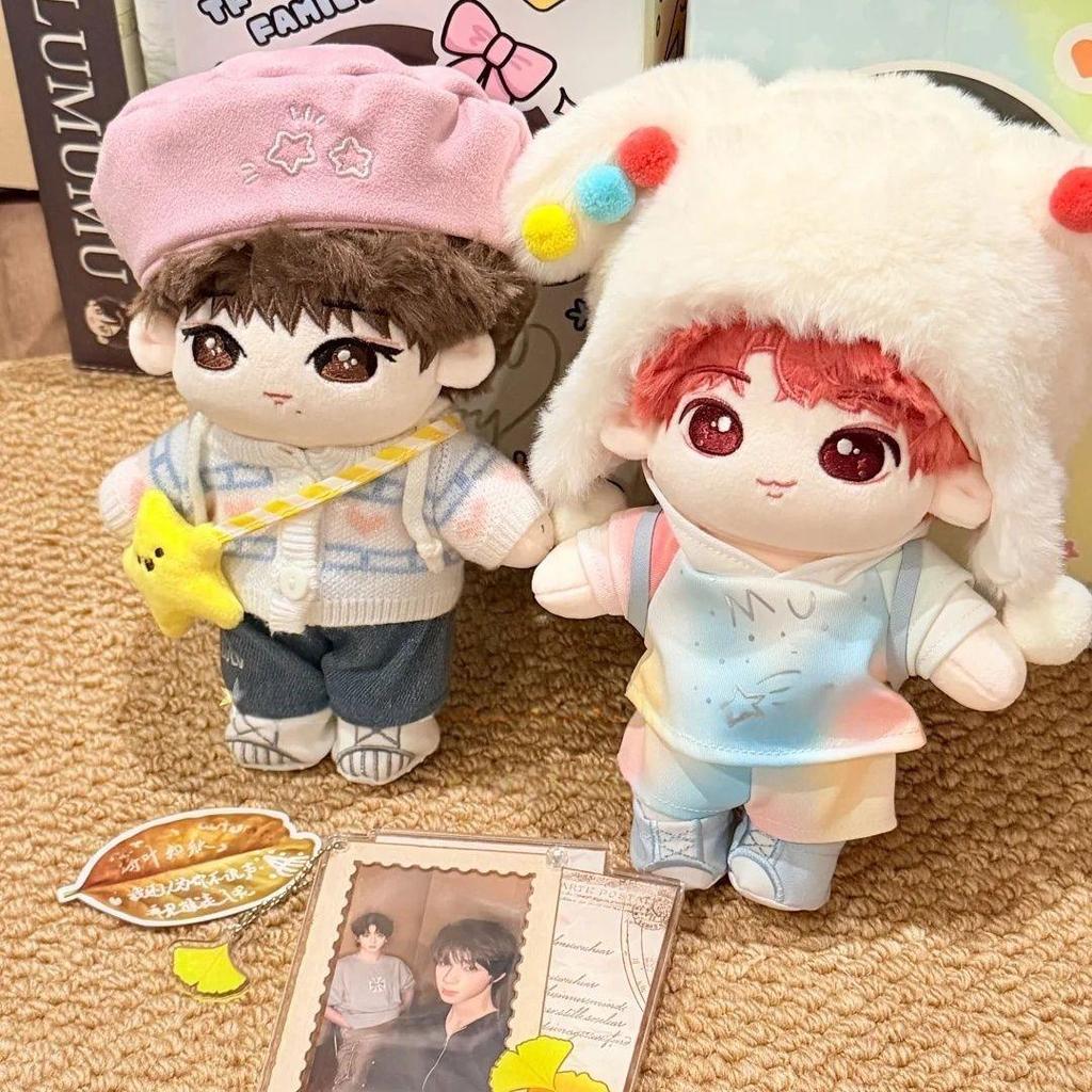 官方正版TF家族四代練習生王櫓傑TFING 穆祉丞生日娃娃小木頭櫓穆20cm