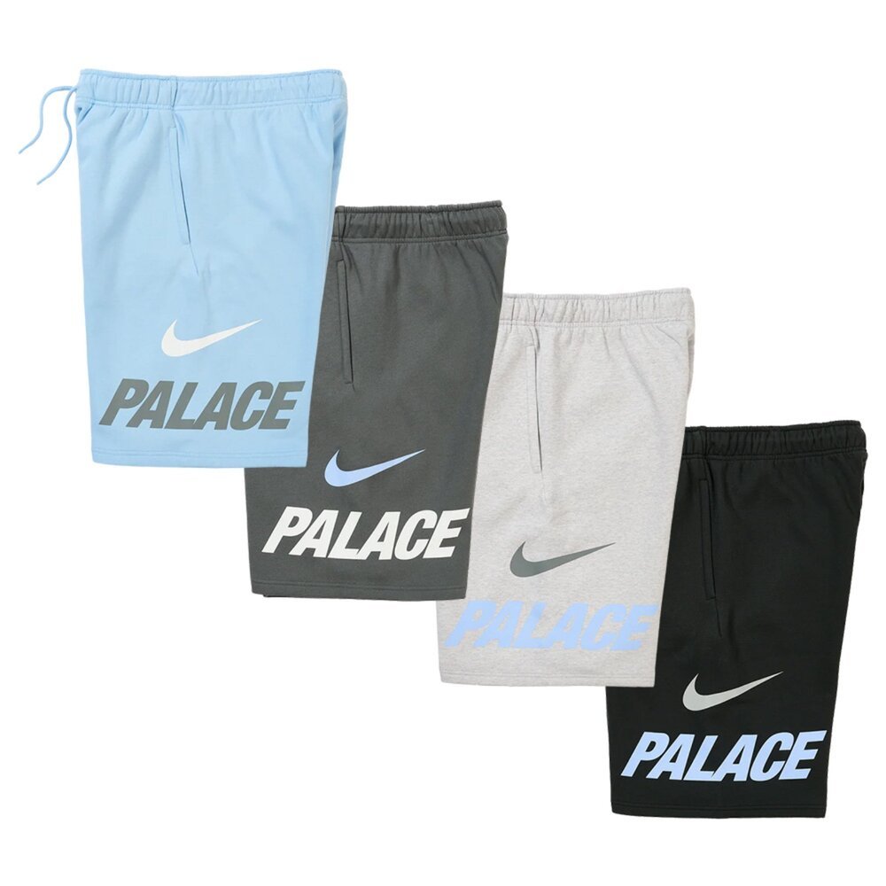 Palace x Nike Sweat Short 短褲炭灰/淺灰/黑/天藍P28NST00【SPLY