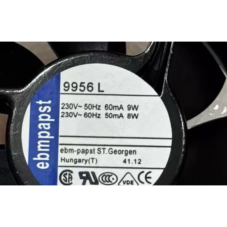 9956L全新ebmpapst 12025 220V 9W插片式軸流風扇進口散熱風機 | 蝦皮購物