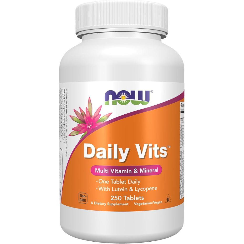 NOW Foods Supplements, Daily Vits™, One Tablet Daily with Lu | 蝦皮購物