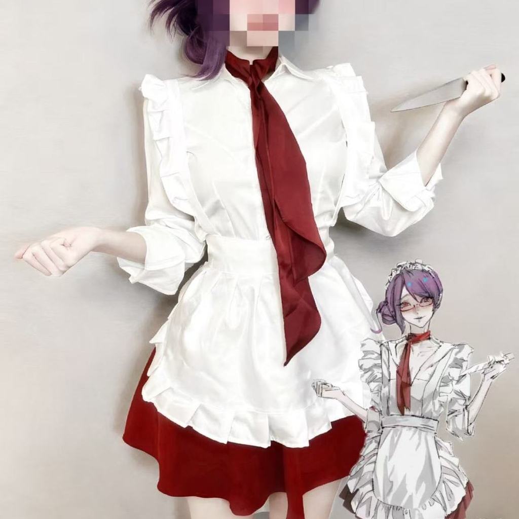 【臺灣出貨】神代利世cos私設女僕圍裙東京喰種lolita洛麗塔圍裙小廚娘 | 蝦皮購物