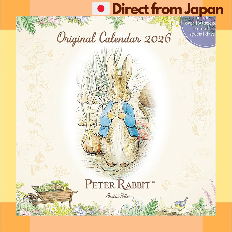 月暦 2026 比得兔 彼得兔 Peter Rabbit 學研 AM15038 壁掛 1月起始 [日本直送] | 蝦皮購物