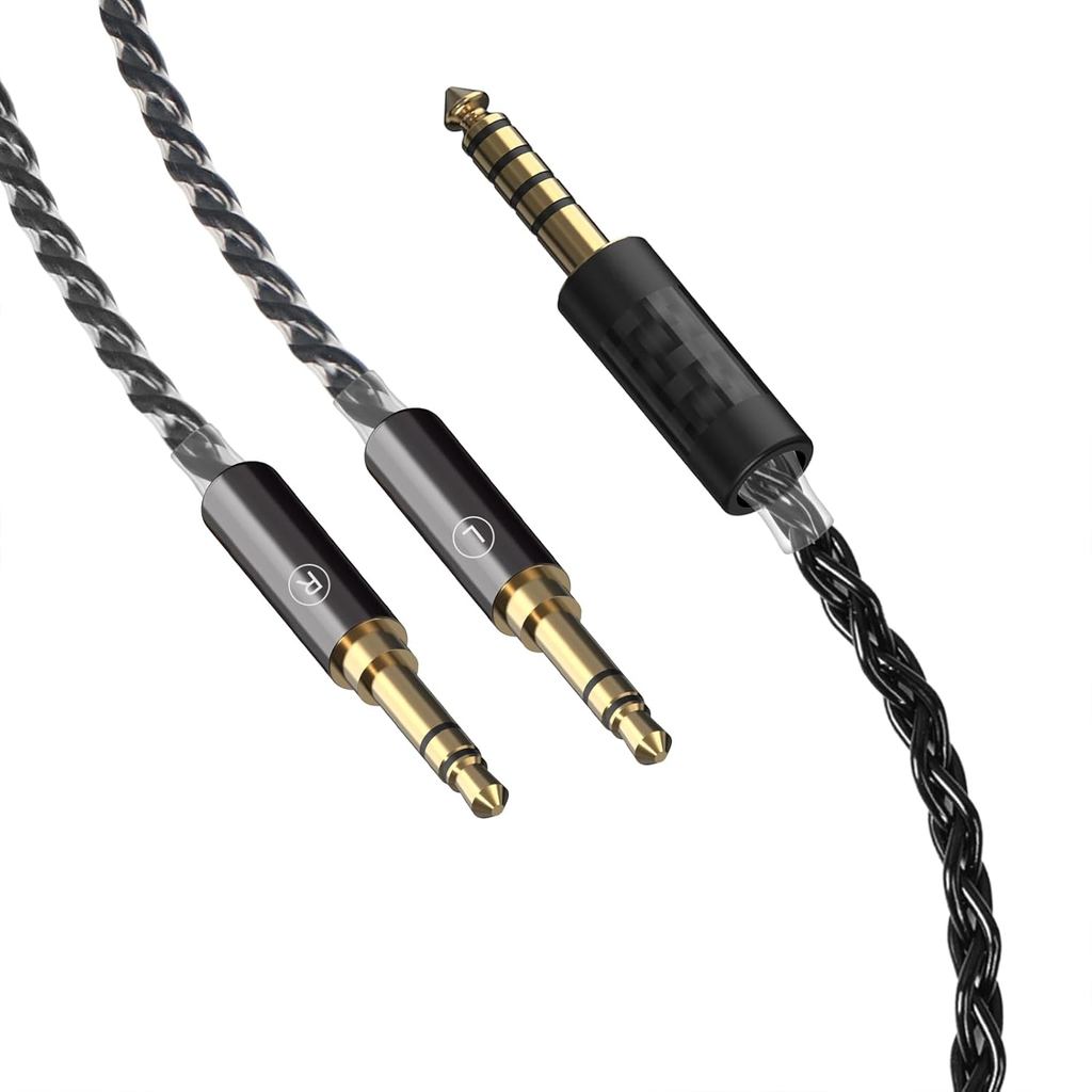 Câble de Rechange Compatible Avec Hifiman Sundara, Arya, Ananda, HE4XX, HE-400i - Double