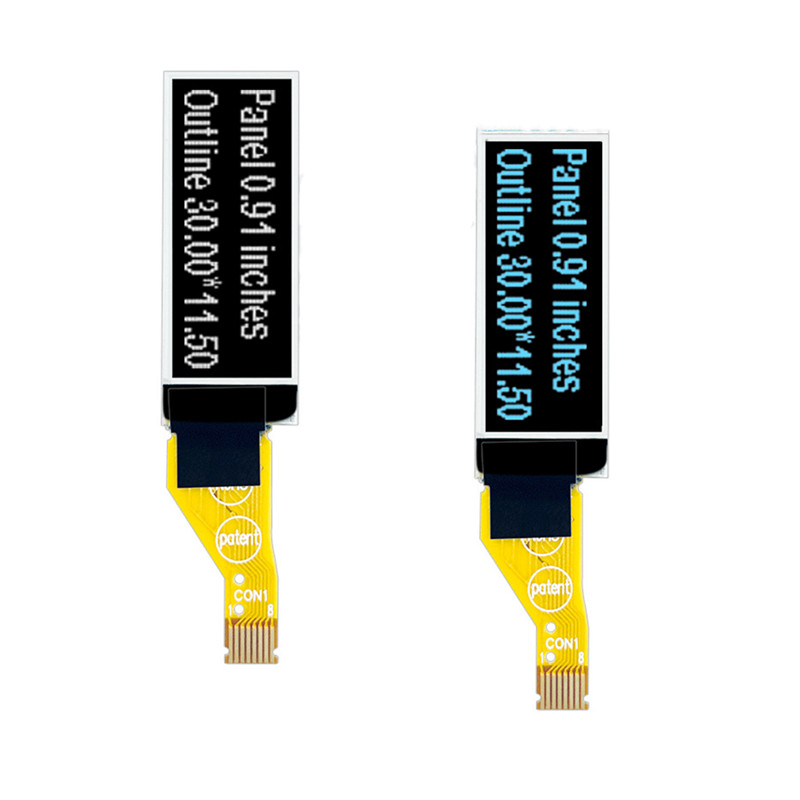 0.91寸OLED顯示屏128*32點陣插接8PIN SSD1306驅動全新原裝顯示屏 | 蝦皮購物
