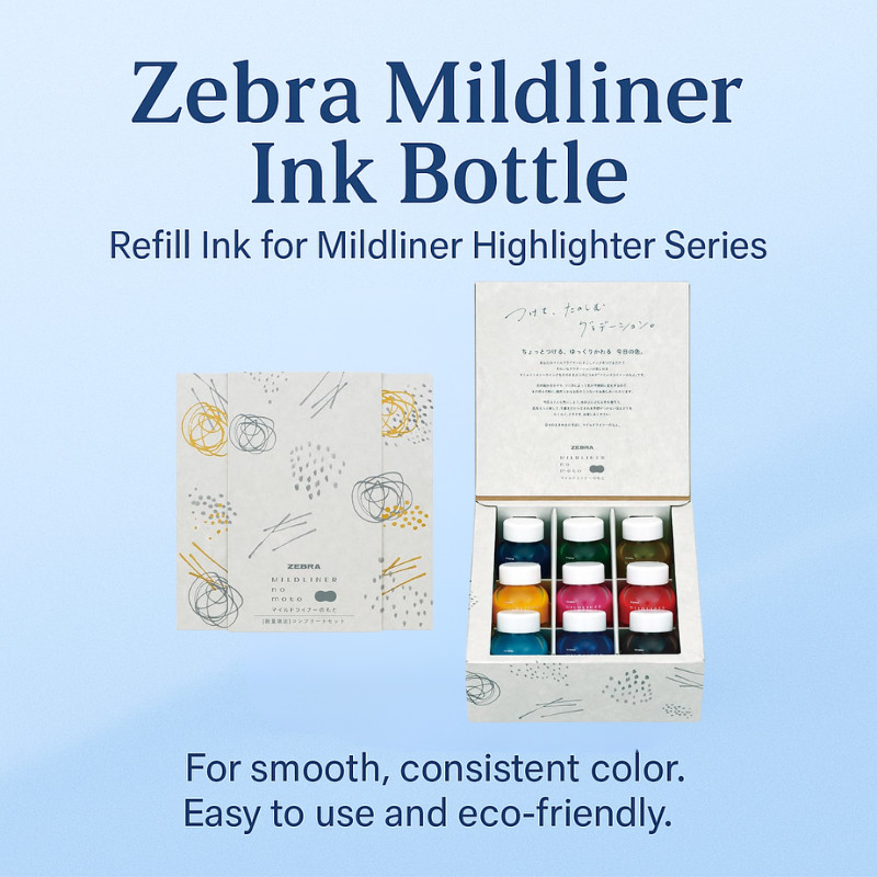 Zebra Mildliner Bottle Ink Highlighter Series | 蝦皮購物