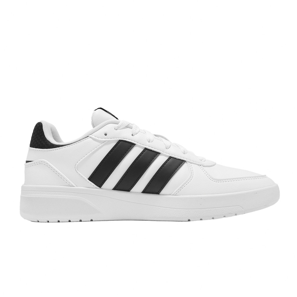 adidas 休閒鞋 Courtbeat 男鞋 白 黑 網球鞋 皮革 復古 愛迪達 [ACS] ID9658 | 蝦皮購物