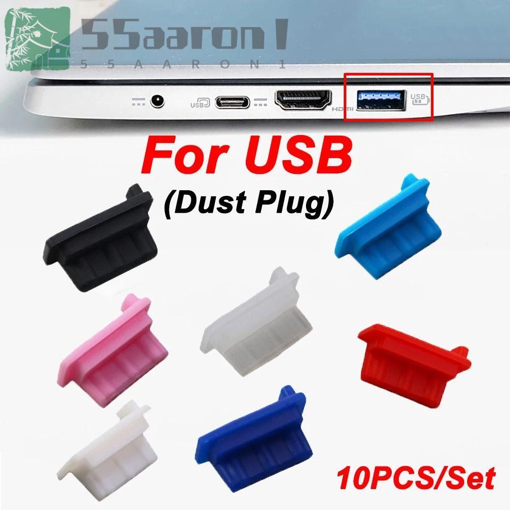 AARON1 1 10 件 USB 防塵塞,矽膠高效保護 USB 端口防塵塞,污垢塞通用便攜式耐用 USB 接口保護器筆 | 蝦皮購物