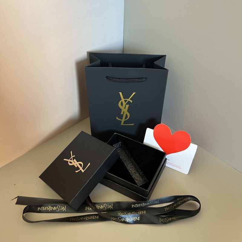 同款黑色聖羅家YSL紙袋禮品 袋禮品盒 包裝盒 包裝袋子全套/dplh | 蝦皮購物