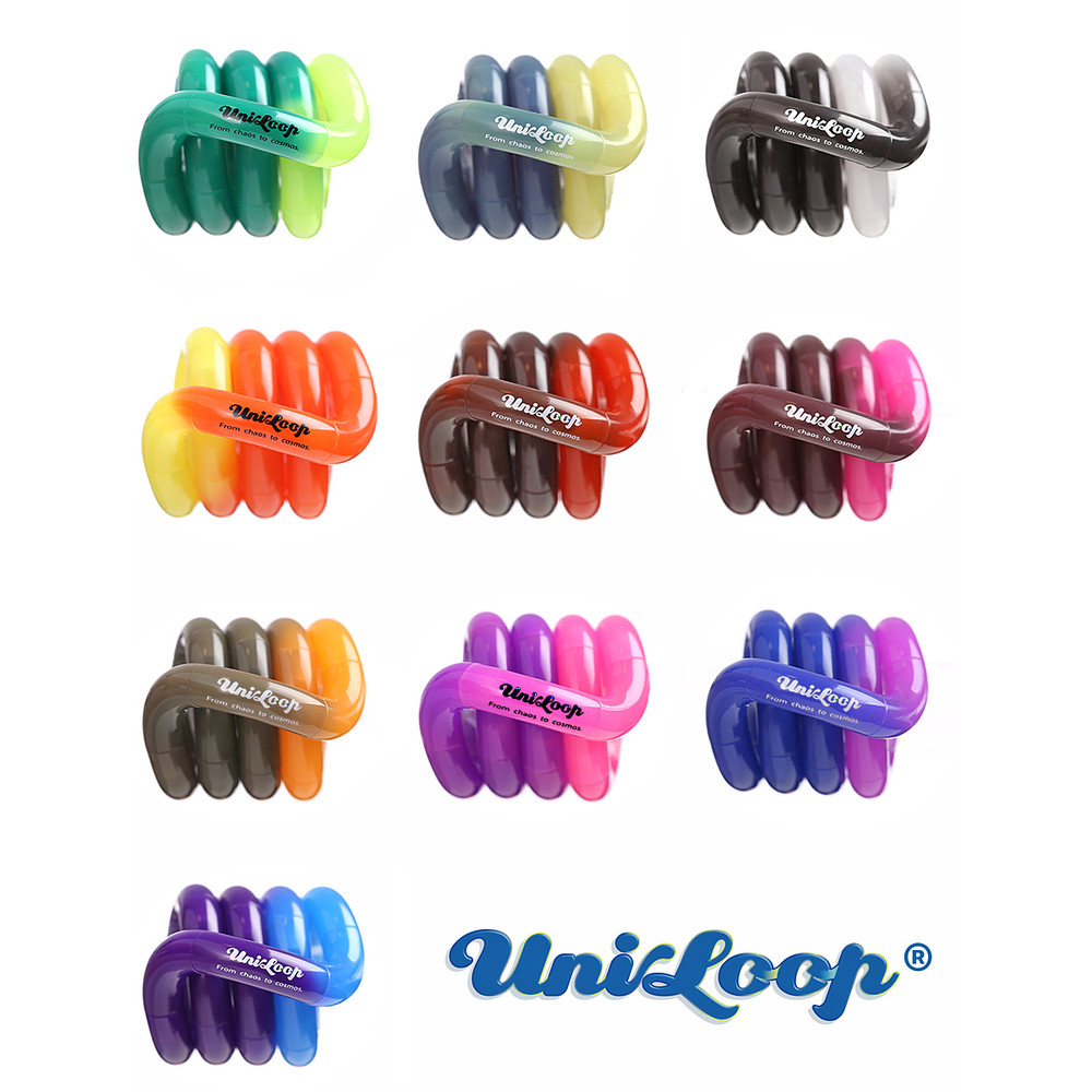 正版Uniloop 纏繞指尖玩具 0阻力 專注力訓練星球扭扭樂 觸覺刺激減壓小物 手部運動訓練 Tangle同款 | 蝦皮購物
