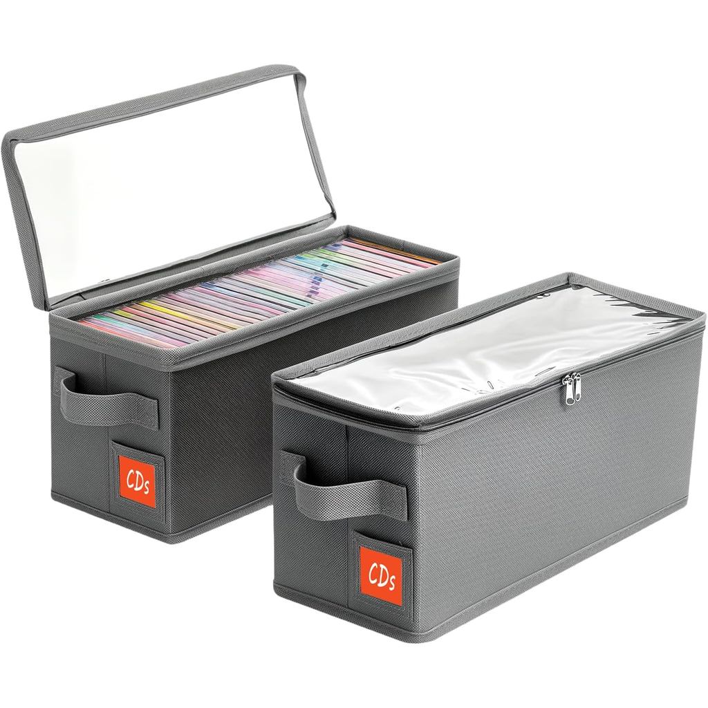 Stackable CD Holder & Storage Case - CD Storage Box Organize | 蝦皮購物