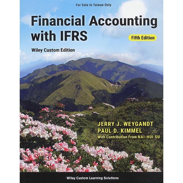 🔥現貨🔥Financial Accounting with IFRS 5/E Weygandt/Kimmel 5/e