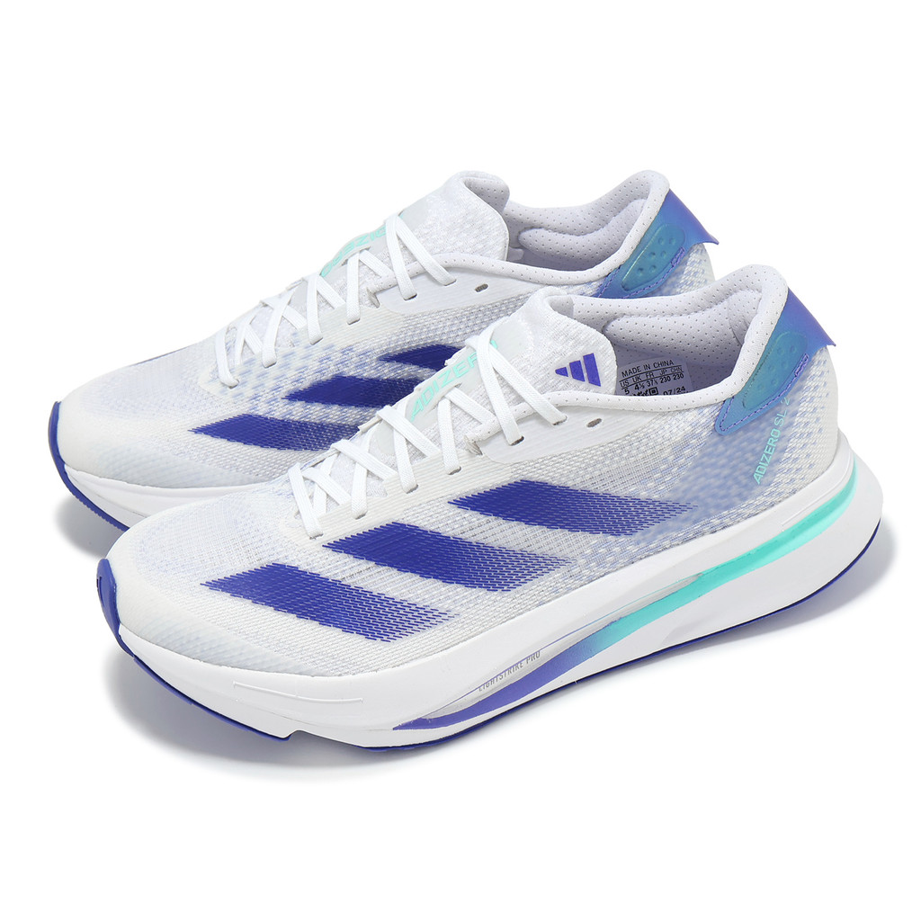 adidas 慢跑鞋 Adizero SL2 M 男鞋 女鞋 白 藍 路跑 愛迪達 運動鞋 [ACS] IF6744 | 蝦皮購物