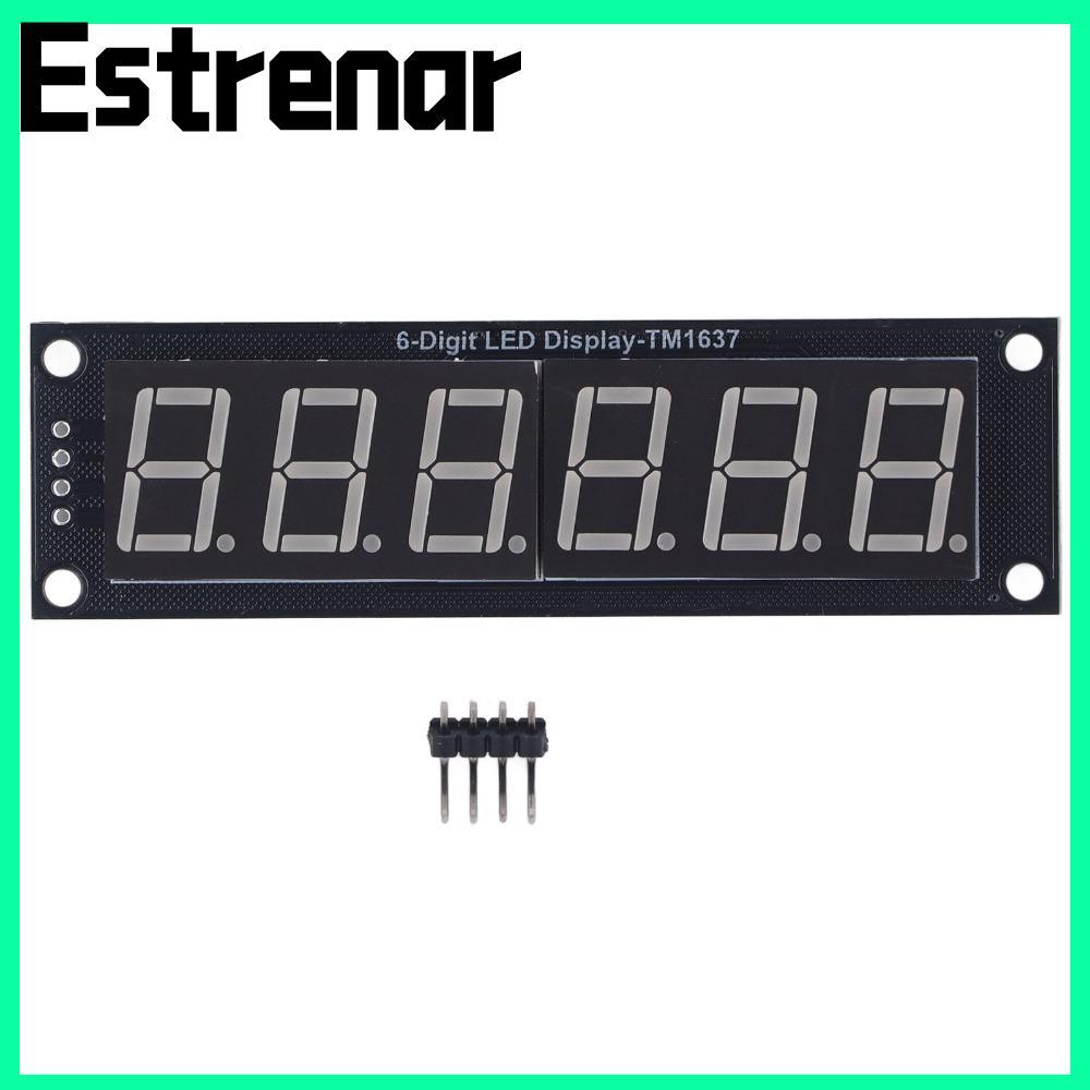 ESTRENAR 6 位 7 段顯示模塊,0.56in TM1637 驅動器 IC LED 數碼管,電子設備 2 針 I | 蝦皮購物