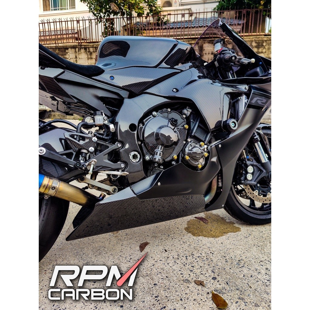 RPM YAMAHA YZF-R1 YZFR1 YZF R1M 2020+ 下導流 碳纖維 下擾流 整流罩 卡夢 改裝 | 蝦皮購物