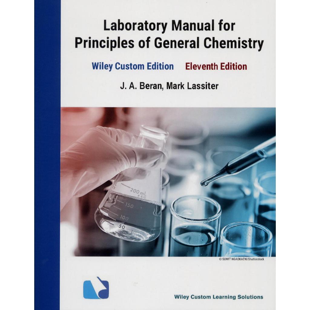 Laboratory Manual for Principles of General Chemistry WCE 11/e Beran ...