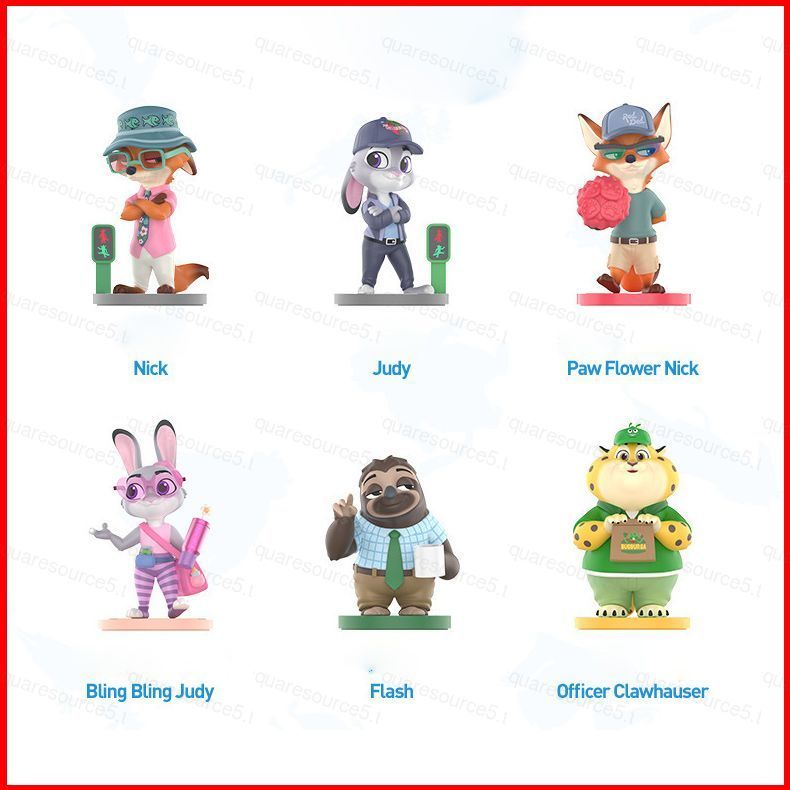 SQ5 Zootopia 2 Judy Hopps 繼續系列可動人偶盲盒收藏品裝飾完美禮物 QS5 | 蝦皮購物