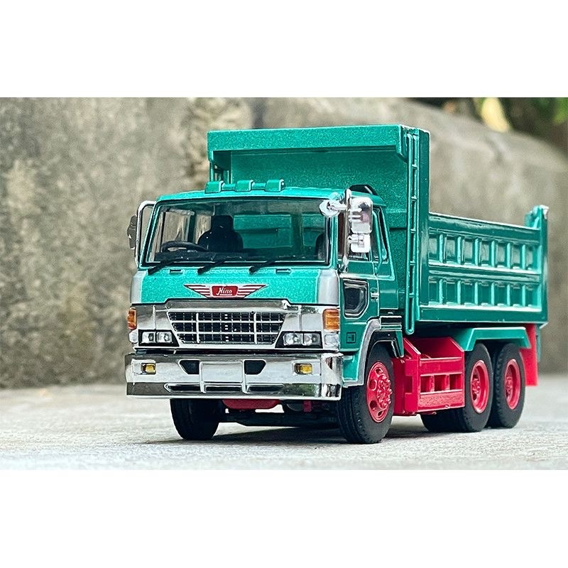 DBGT 1/64 日野大鷹自卸卡車汽車模型仿真小比例合金車模兒童男孩收藏