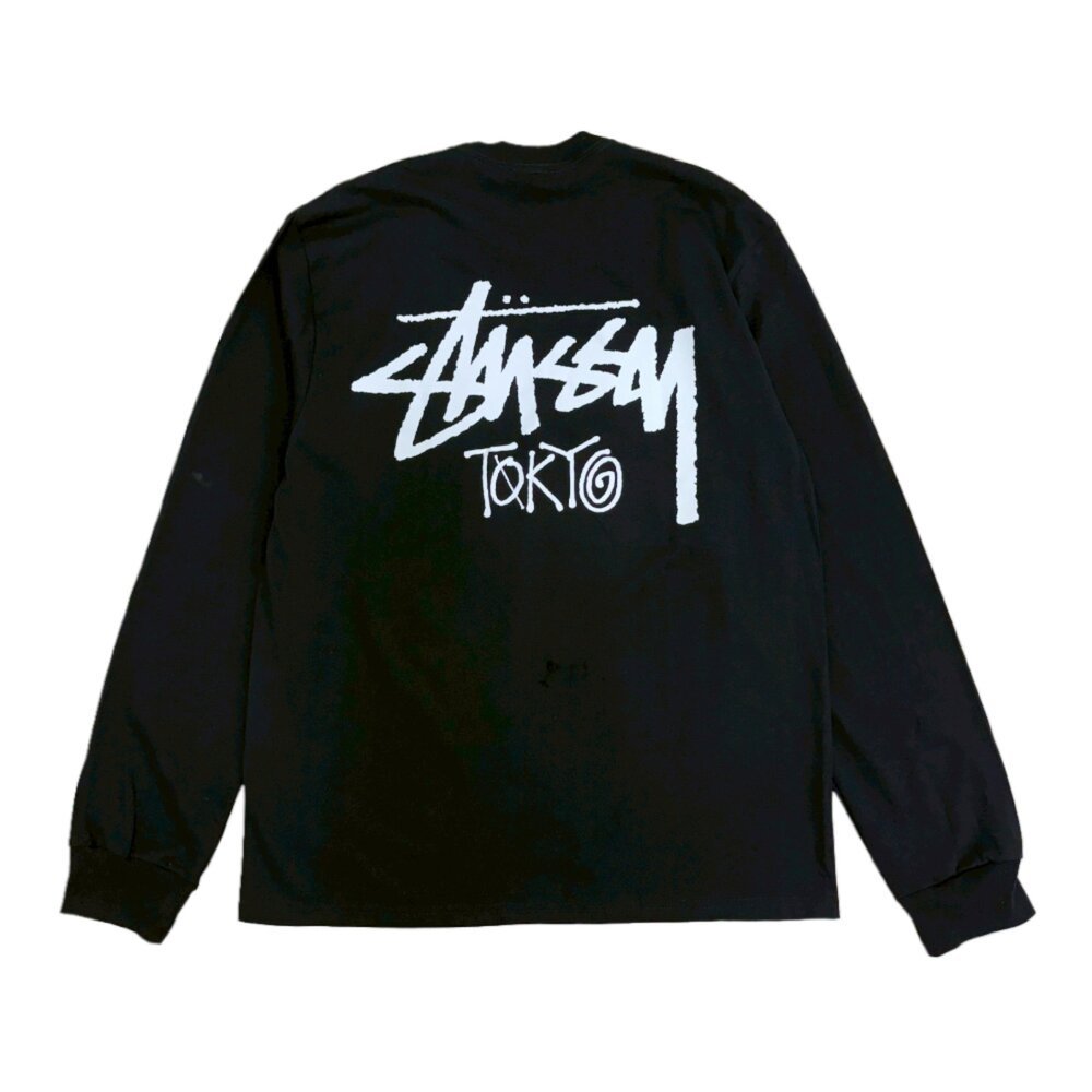 Stussy Stockx Tokyo FW25 LS Tee 薄長袖黑/白25C3993987【SPLY