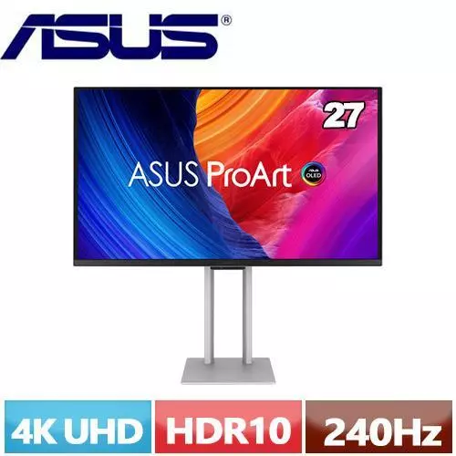 色彩主宰、創作者神裝！ASUS 華碩 ProArt Display OLED PA27UCDMR 專業螢幕評測：4K QD-OLED、Delta E < 1、Thunderbolt 4 與 240Hz 的影音大師