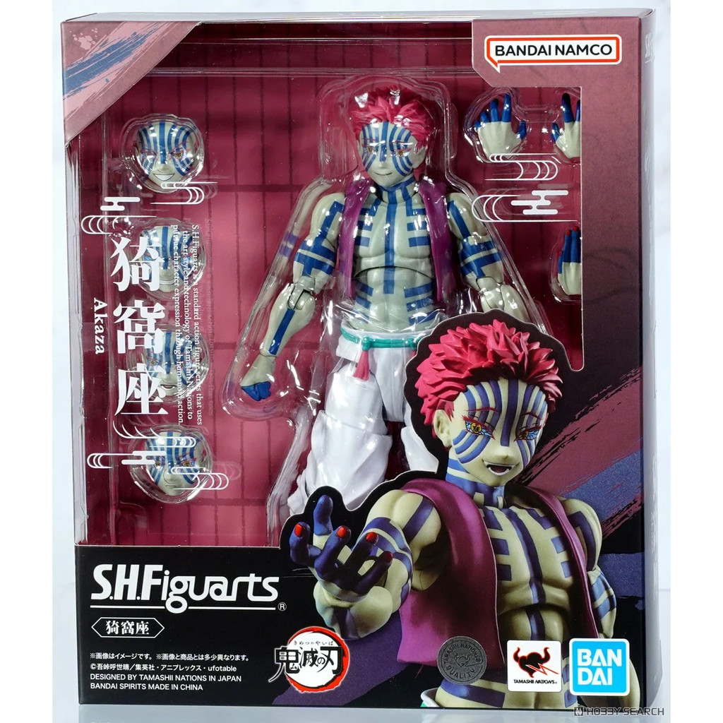 萬代 SHF 鬼滅之刃 猗窩座 上弦三 關節 可動 模型 S.H.Figuarts | 蝦皮購物