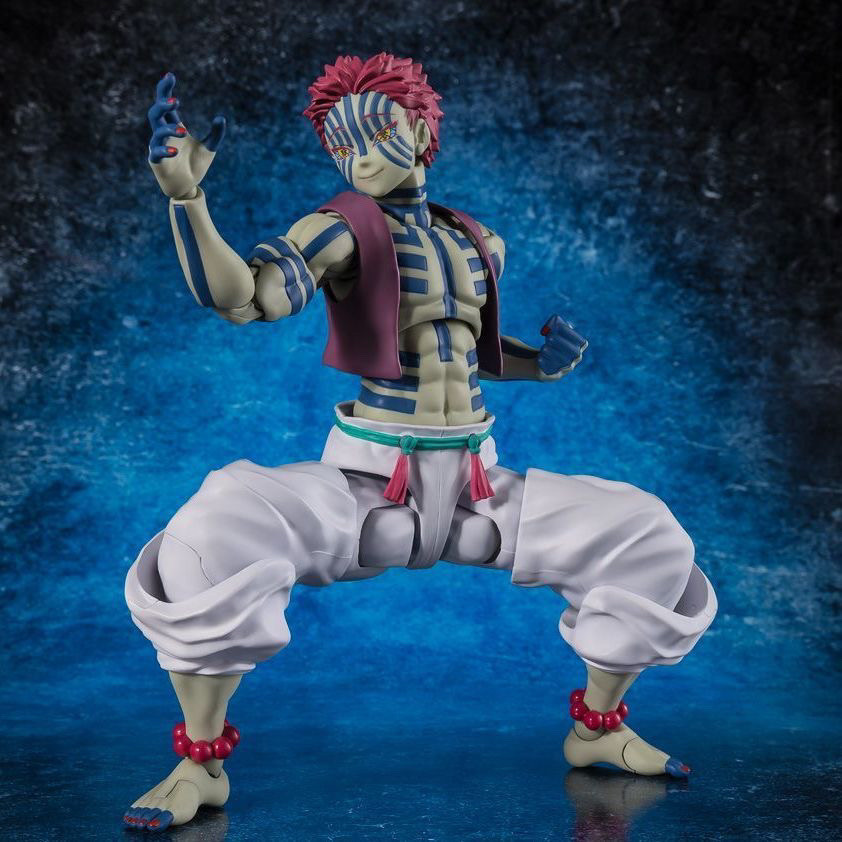 萬代 SHF 鬼滅之刃 猗窩座 上弦之叄 三哥 可動成品手辦 現貨 | 蝦皮購物