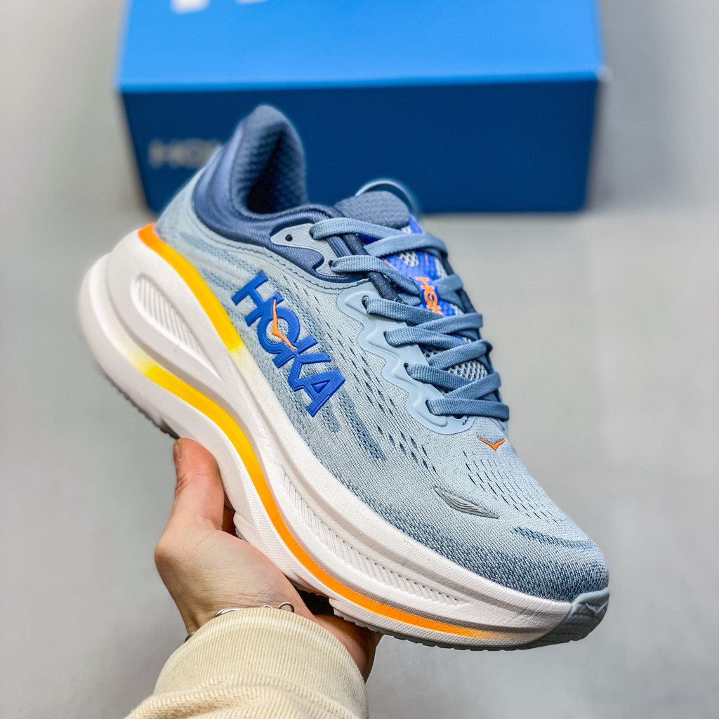 QRAR Hoka ONE ONE Bondi 9 舒適運動鞋全配減震輕便跑鞋男女通用 HLIF | 蝦皮購物