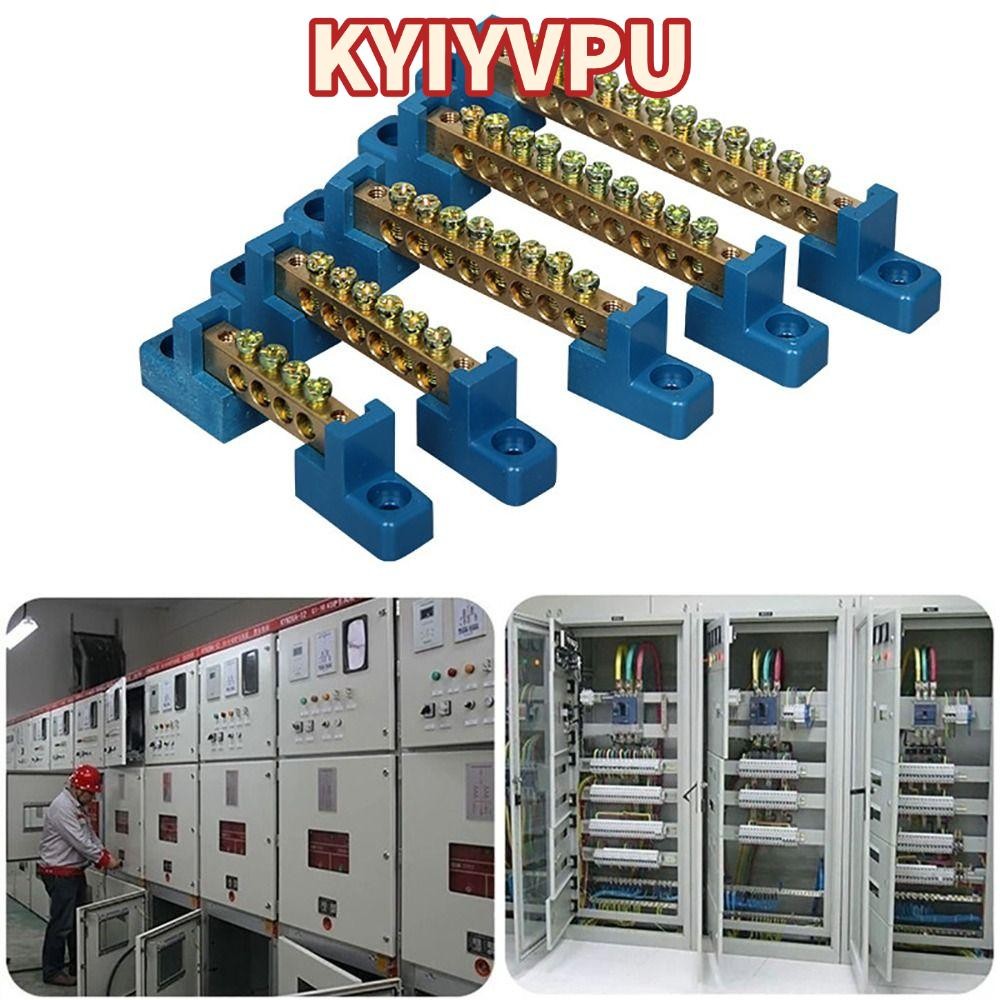 KYIYVPU銅接地棒,4/6/8/10/12孔6*9零排,高橋式接線端子配電箱 | 蝦皮購物