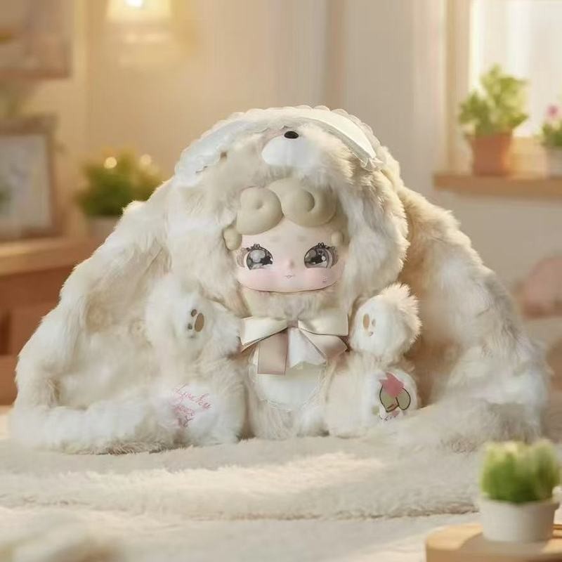 新品現貨】LuckyDeerNai晚安小兔600體甜茶小兔系列毛絨盲盒玩偶擺件