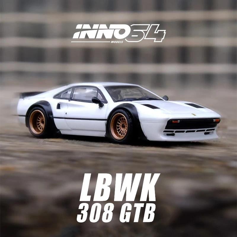 INNO 有貨 1:64 LBWK 308 GTB 白色壓鑄立體模型汽車模型系列微型玩具 | 蝦皮購物