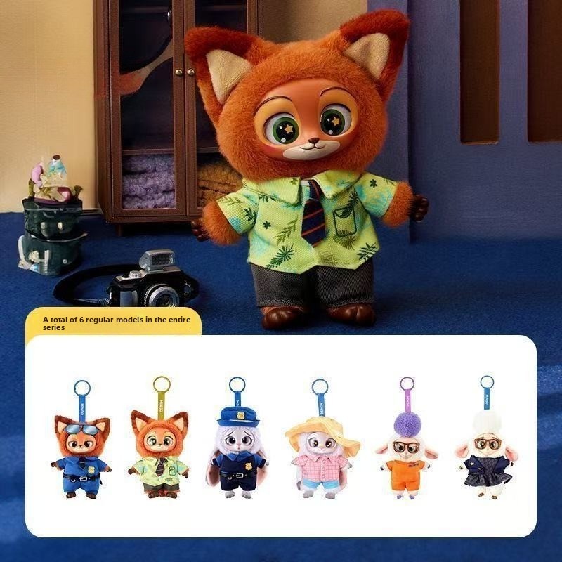 高級迪士尼 Zootopia 系列乙烯基毛絨公仔盲盒玩具擺件 | 蝦皮購物