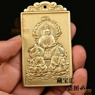 銅製 三清三聖仏像 玉清上清太清 仏堂 置物 工芸品