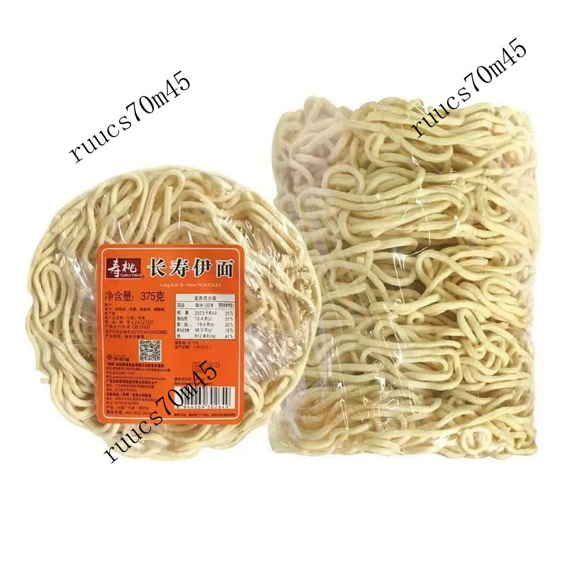 壽桃牌 廣東 長壽伊麵 乾燒伊麵 375g 5入裝 商用伊麵 方便麵 乾拌麵 即食宵夜 快煮粉麵 早餐麵條 | 蝦皮購物