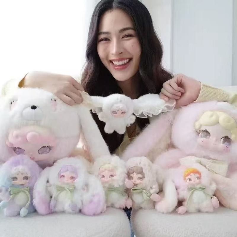 新品現貨】LuckyDeerNai晚安小兔600體甜茶小兔系列毛絨盲盒玩偶擺件