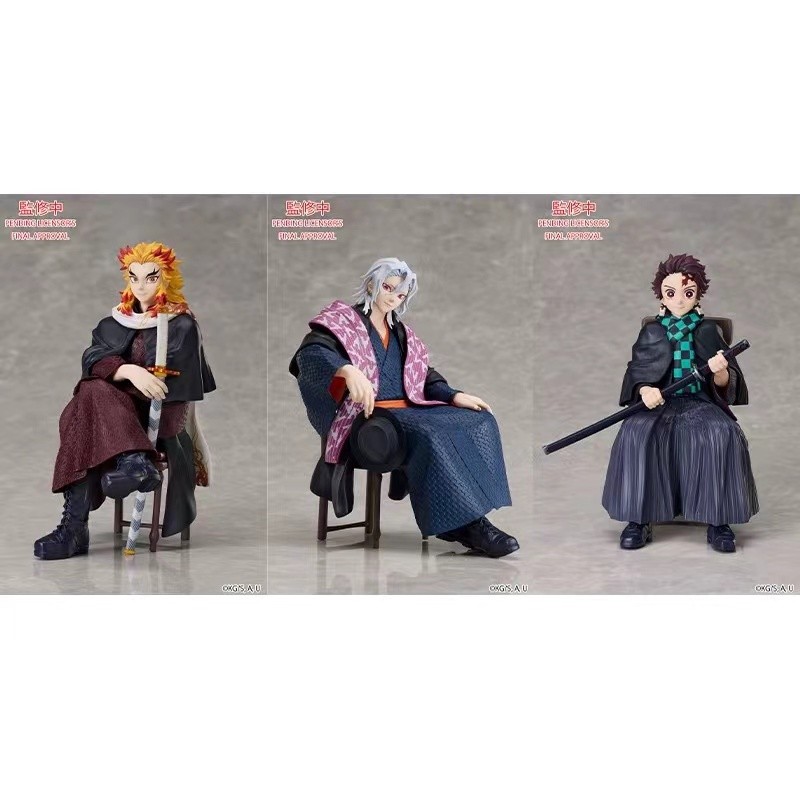 Aniplex鬼滅之刃 竈門炭治郎 宇髓天元 煉獄杏壽郎 坐姿手辦 | 蝦皮購物