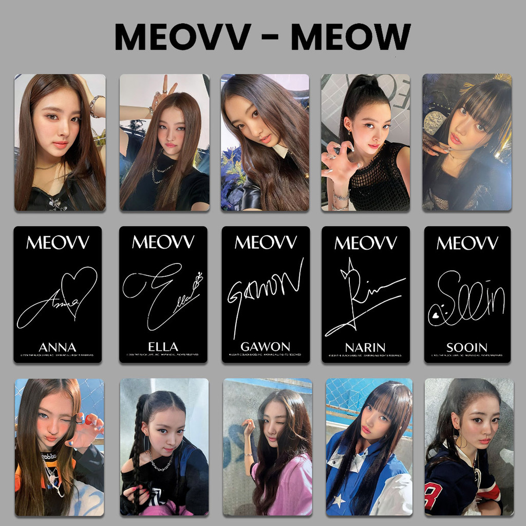 臺灣出貨🔥 正版🔥MEOVV小卡打歌卡BROADCAST專輯MEOW特典卡NPOP