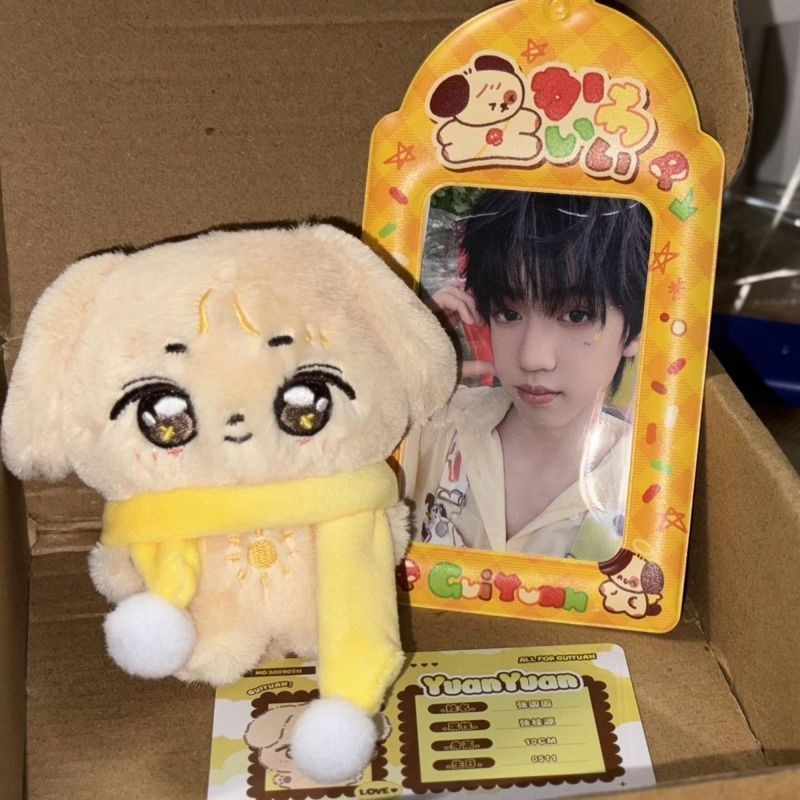 🌸原創設計💕 TF家族四代張桂源屬性棉花娃娃張圓圓動物體10cm棉花娃娃