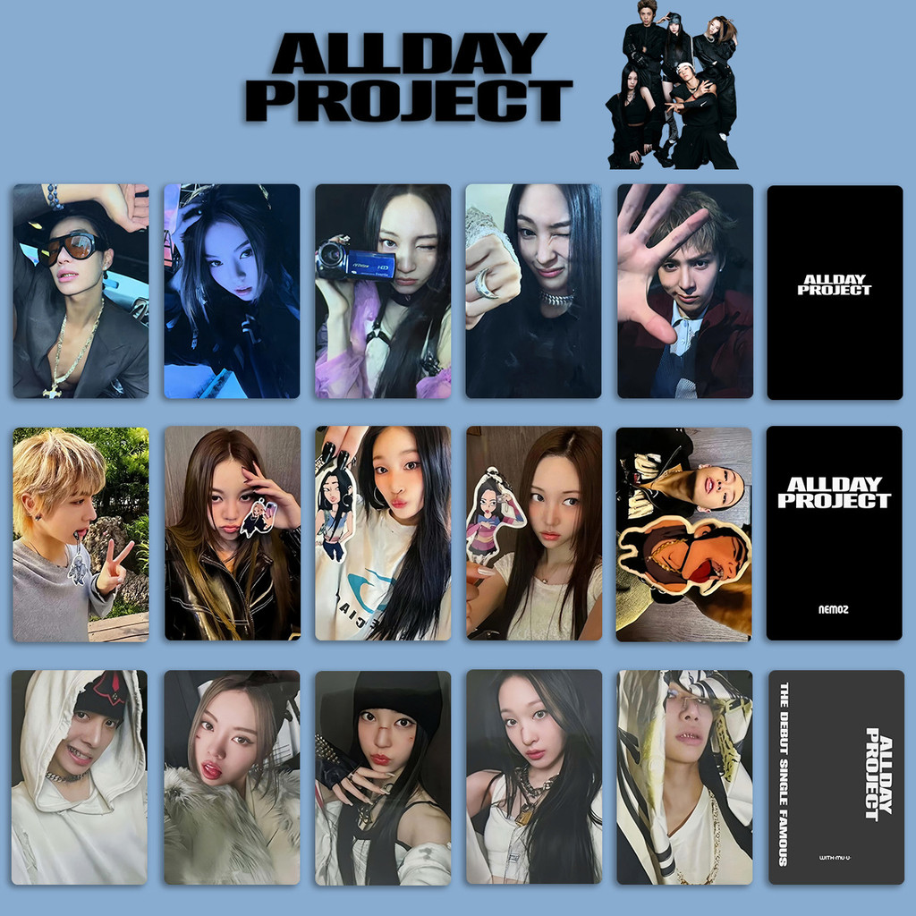 臺灣出貨🔥 正版🔥ALLDAY PROJECT週邊FAMOUS專輯小卡 ADP特典小卡 DAY ONE黑廠 | 蝦皮購物