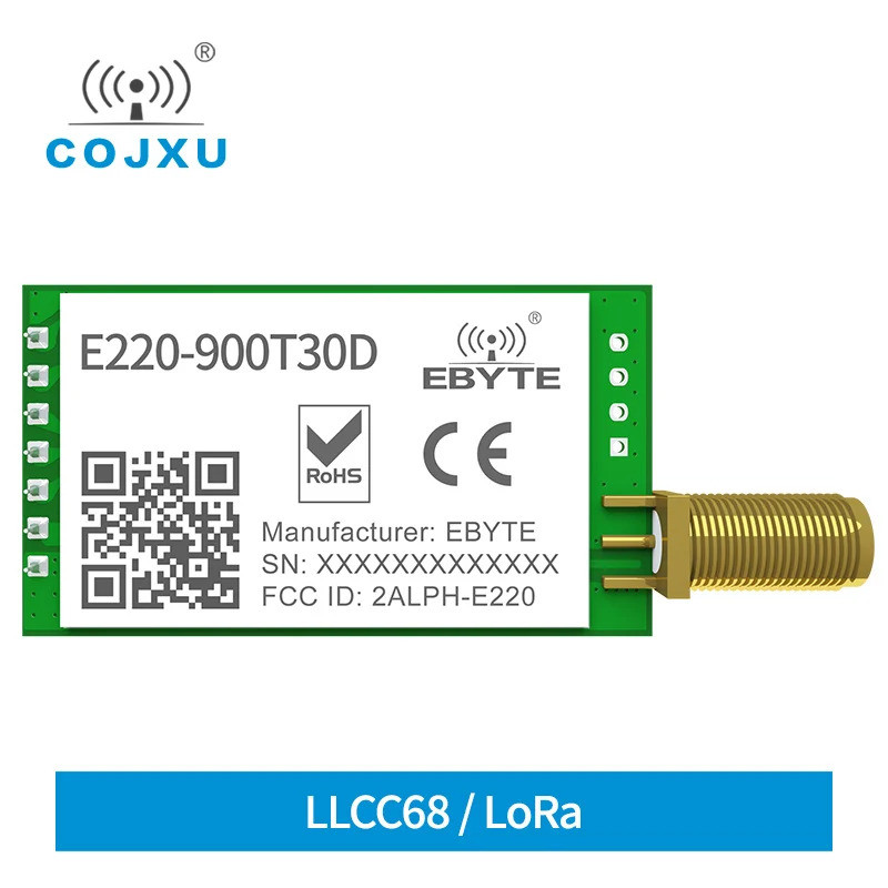 LoRa LLCC68 868MHz 915MHz 無線模塊 30dBm 長距離10km RSSI cojxu E220 | 蝦皮購物