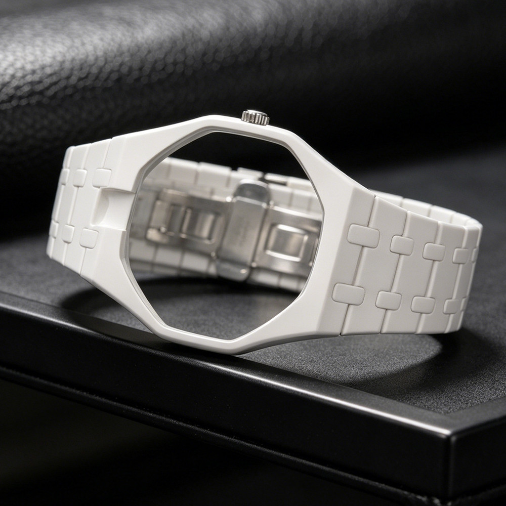 用於 Swatch x AP Royal POP 手錶的陶瓷 Mod 套件完整錶殼 + Link 手鍊錶帶豪華生態手錶轉 | 蝦皮購物