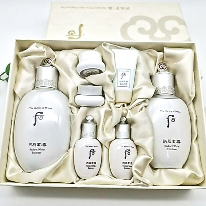 [値下げ]韓国化粧品whoo拱辰享·雪 美白化粧水&乳液セット sg-11134201-82582-mql19k5ie23222